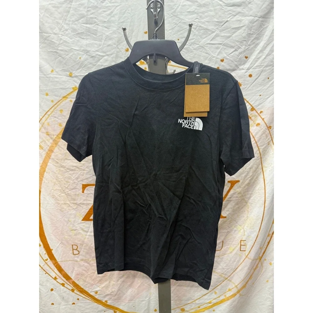 The North Face Women's S/S Box NSE Tee Black‎ Knit Tops SMALL - Picture 3 of 8
